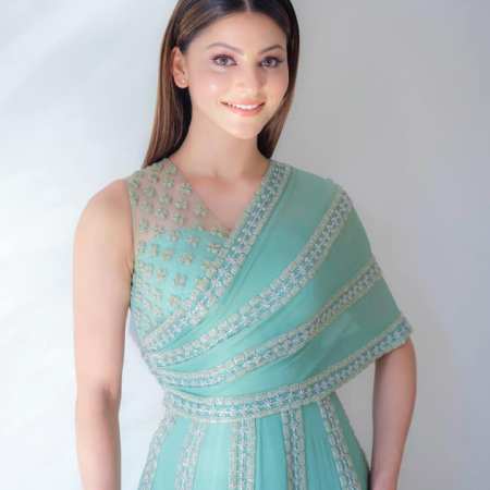 Urvashi Rautela in Blue dress